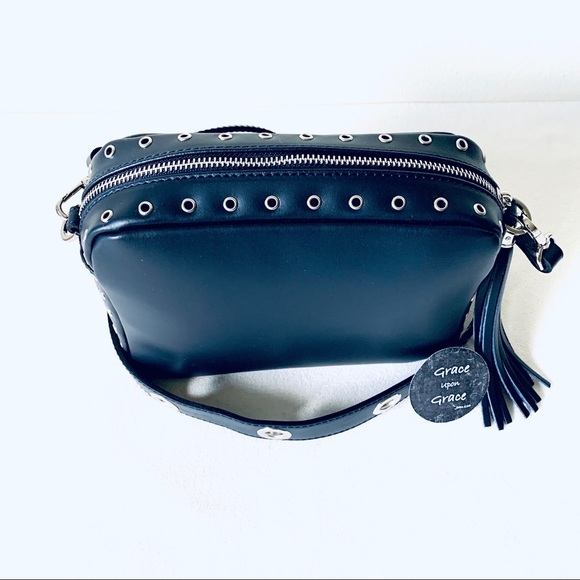 LUANA ITALIAN LEATHER Wide strap shoulder Bag - Picture 3 of 8